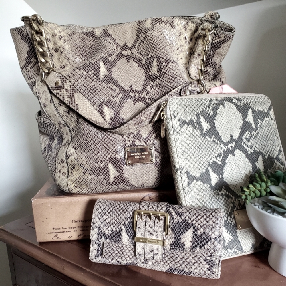 3pc MK snakeskin set
